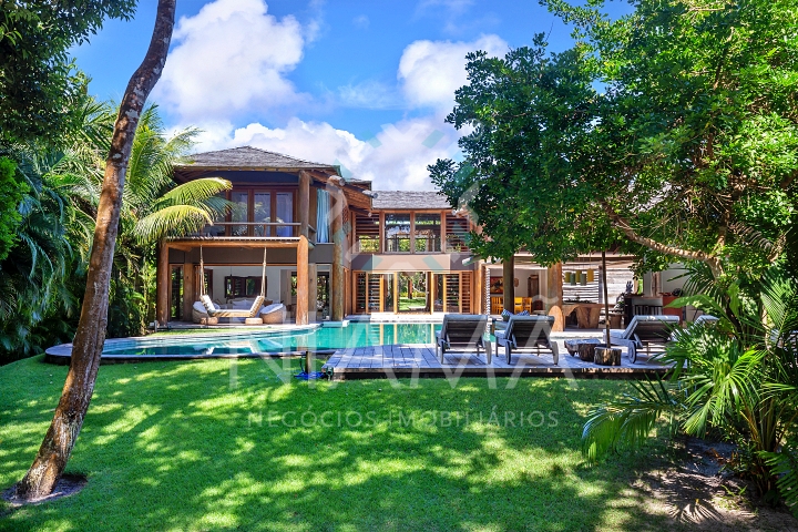 casa de luxo na praia em trancoso